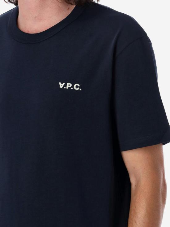 25FW 아페쎄 반팔 티셔츠 H26391COHBQ TIQ Navy - A.P.C.
