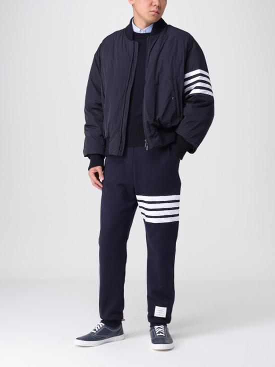 25FW 톰브라운 스웨터 MKA189A00014 415 Blue - THOM BROWNE