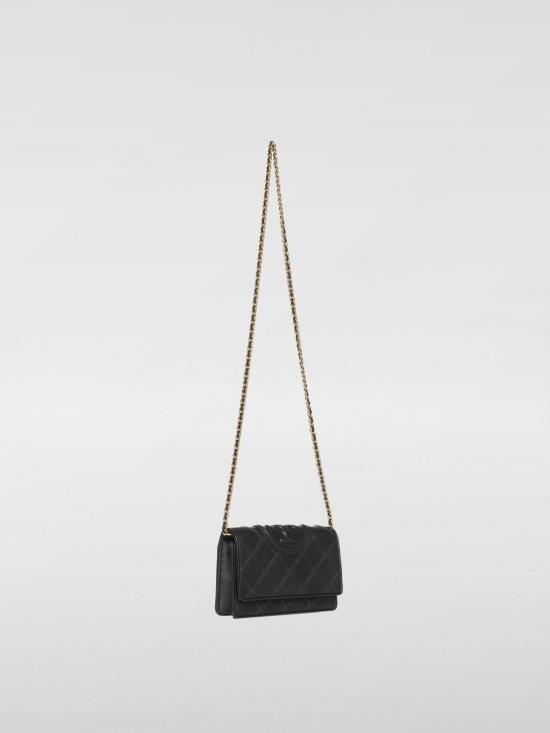 25FW 토리버치 플래밍 소프트 체인 월렛 138853 001 Black - TORY BURCH