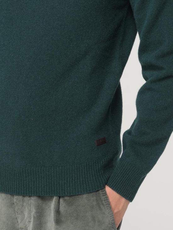 25FW 바버 스웨터 MKN0584 GN59 Moss Green - BARBOUR