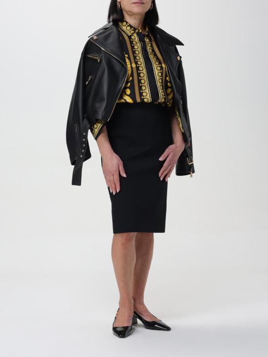 25FW 베르사체 스커트 10117871A04649 1B000 Black - VERSACE