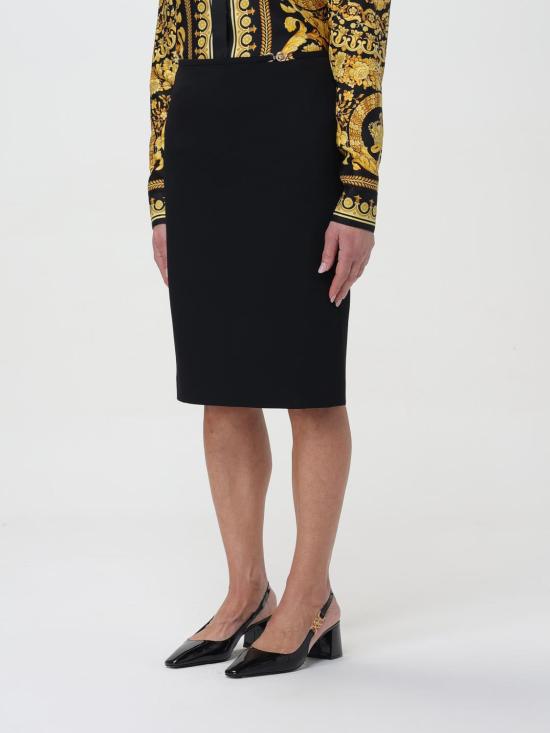 25FW 베르사체 스커트 10117871A04649 1B000 Black - VERSACE
