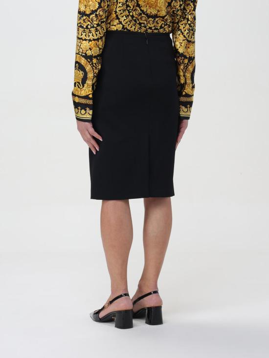 25FW 베르사체 스커트 10117871A04649 1B000 Black - VERSACE