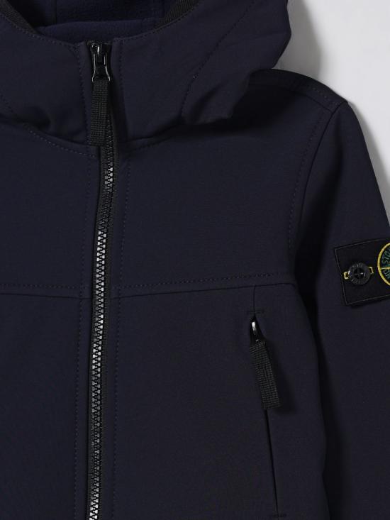 25FW [키즈] 스톤 아일랜드 캐주얼 자켓 Q100001S0B22 V0020 Navy - STONE ISLAND