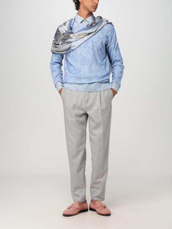 25FW 에트로 머플러/스카프 MATA0007AK401 X0880 Blue - ETRO