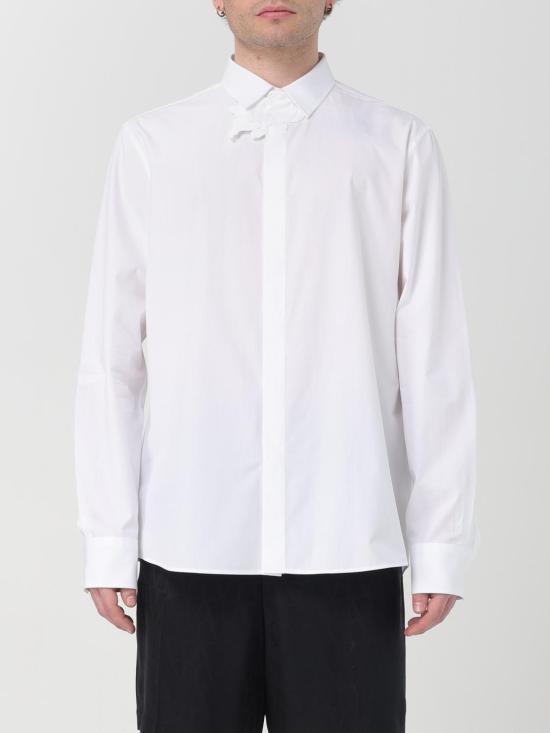 25FW 발렌티노 가라바니 긴팔 셔츠 4V0AB76FA11 0BO White