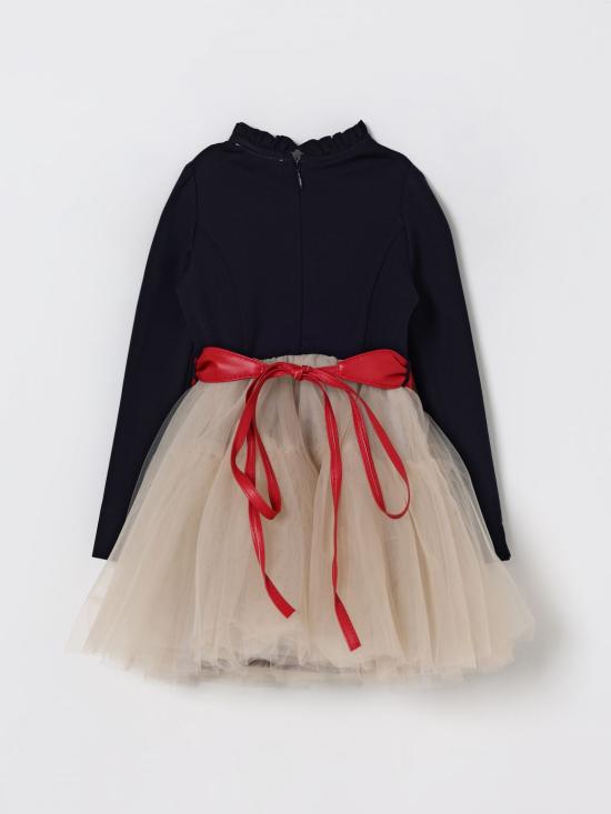 25FW [키즈] 모나리자 원피스 11F9086207 056S Navy - MONNALISA