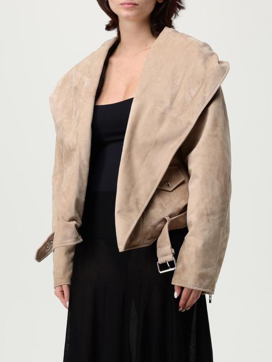 25FW 알라이아 자켓 AA9V0428L017B 120 Beige - ALAIA
