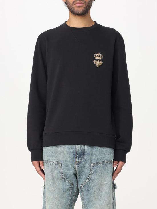 25FW 돌체앤가바나 긴팔 티셔츠 G9ABJZHU7H9 N0000 Black