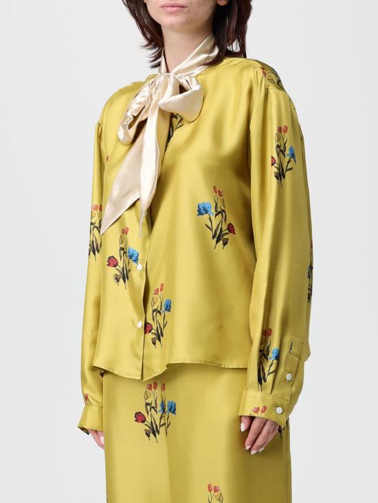 25FW 마르니 블라우스 CAMA0660Q0UTSG37 TUV42 Yellow - MARNI