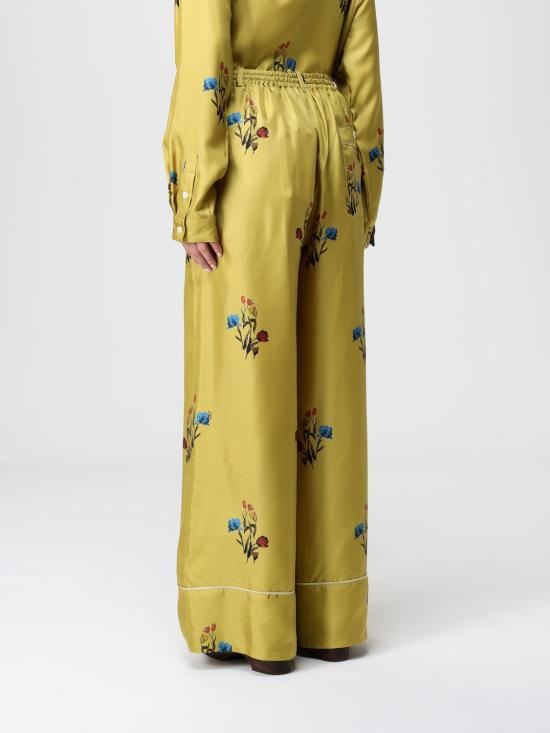 25FW 마르니 팔라초 팬츠 PAMA0335I0UTSG37 TUV42 Yellow - MARNI