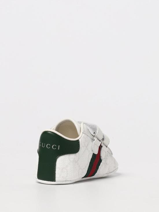 25FW [키즈] 구찌 스니커즈 812577FAEG7 9043 White - GUCCI