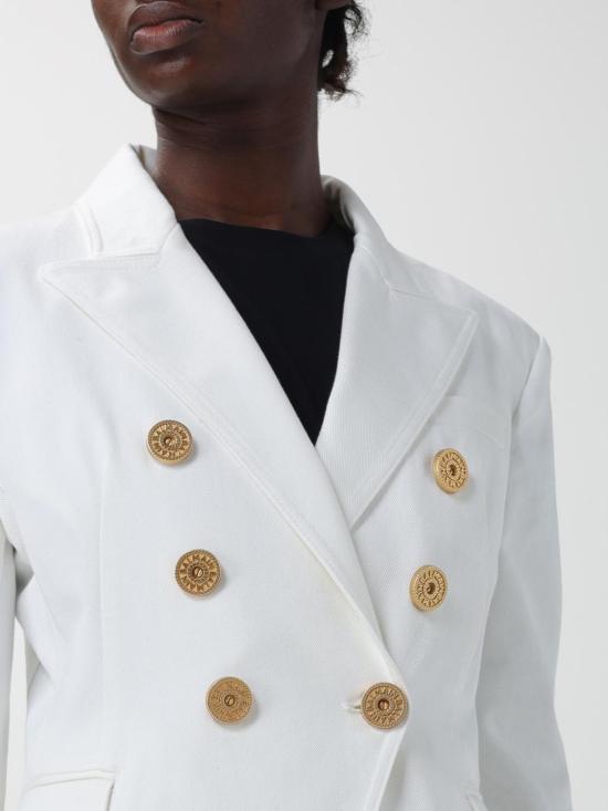 25FW 발망 자켓 CF1SG170DB69 0FA White - BALMAIN