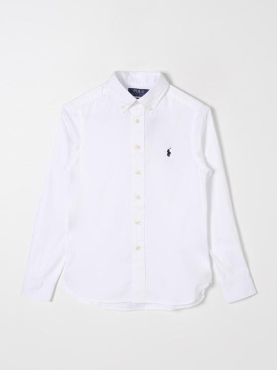 25FW [키즈] 폴로 랄프로렌 셔츠 323819238 001 White
