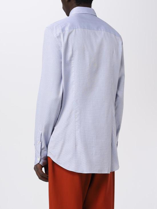 25FW 에트로 긴팔 셔츠 114513116 250 Gnawed Blue - ETRO