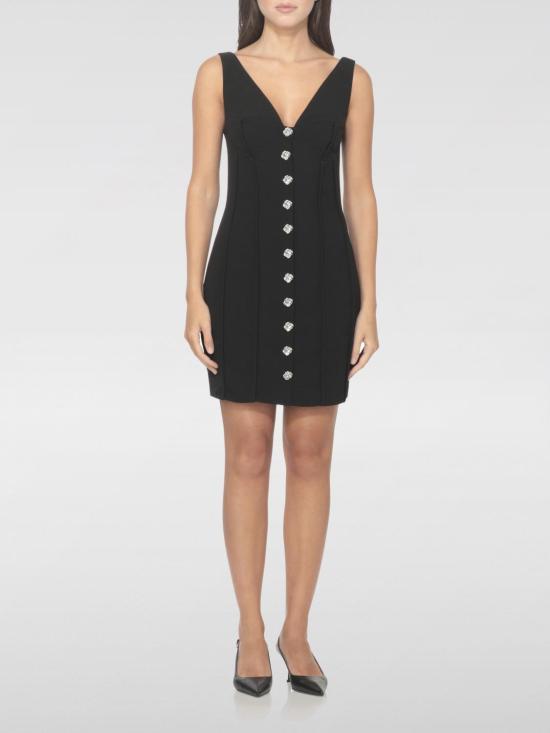 25FW 로테이트 롱 원피스 114515 100 Black