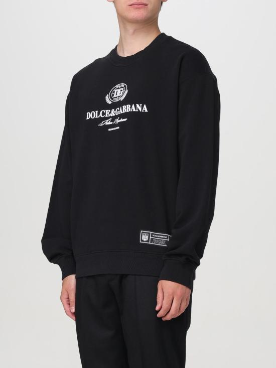 25FW 돌체앤가바나 긴팔 티셔츠 G9AHSTG7NYD N0000 Black - DOLCE & GABBANA