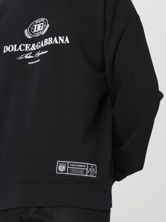 25FW 돌체앤가바나 긴팔 티셔츠 G9AHSTG7NYD N0000 Black - DOLCE & GABBANA