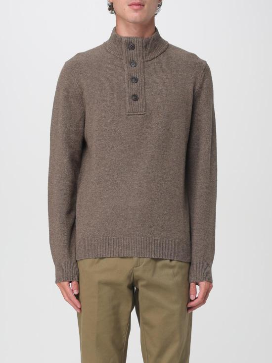 25FW 바버 스웨터 MKN0585 ST71 Brown