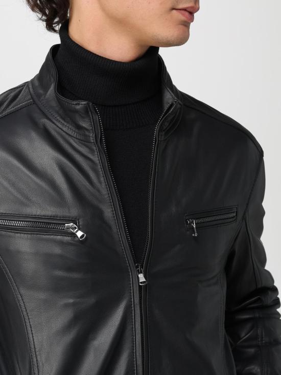 25FW 엑스씨 가죽 자켓 RUSH OXFORD NERO Black - XC