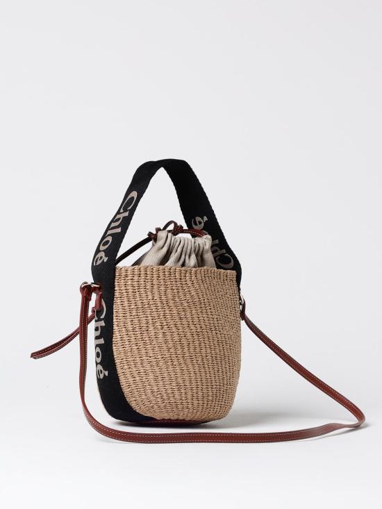 25FW 끌로에 우디 스몰 바스켓백 CHC23AS381L18 915 Beige - CHLOE