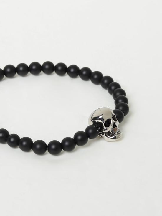 25FW 알렉산더 맥퀸 브레이슬릿 7069791AAIX 1010 Black - ALEXANDER MCQUEEN