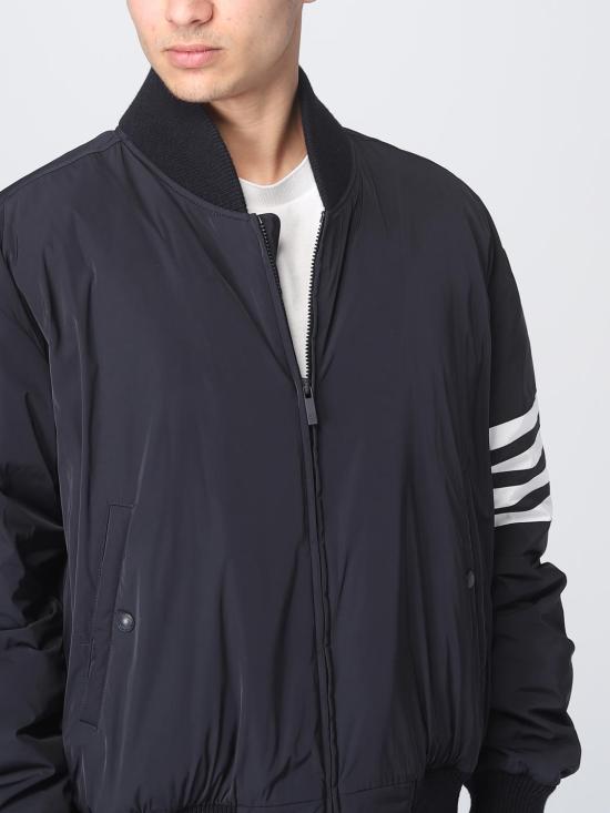 25FW 톰브라운 봄버 자켓 MJD103X07259 415 Blue - THOM BROWNE