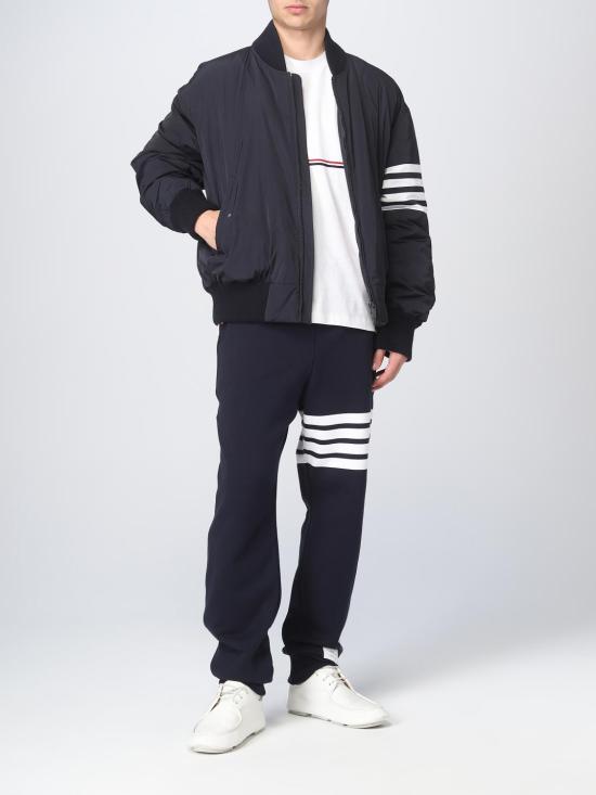 25FW 톰브라운 봄버 자켓 MJD103X07259 415 Blue - THOM BROWNE