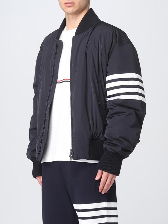 25FW 톰브라운 봄버 자켓 MJD103X07259 415 Blue - THOM BROWNE