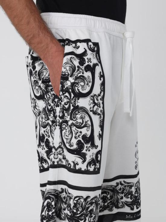 25FW 돌체앤가바나 숏팬츠 GV37ATII7HN HX5DQ White - DOLCE & GABBANA