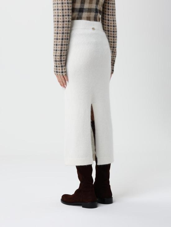 25FW 트윈셋 스커트 252TT3186 00282 White - TWINSET