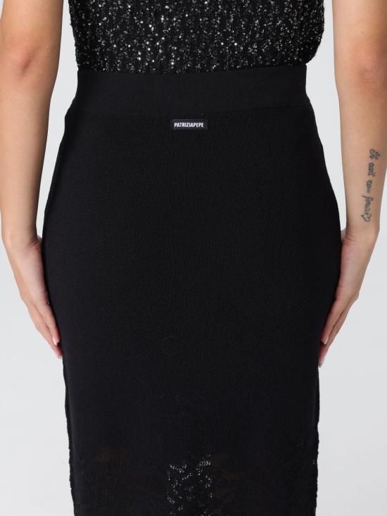 25FW 파트리지아페페 스커트 8G0482K284 K103 Black - PATRIZIA PEPE