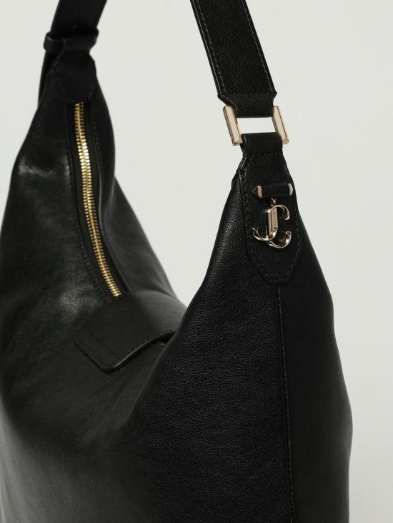 25FW 지미추 숄더백 BARHOBO MBKL BLACK SHINY GOLD Black - JIMMY CHOO