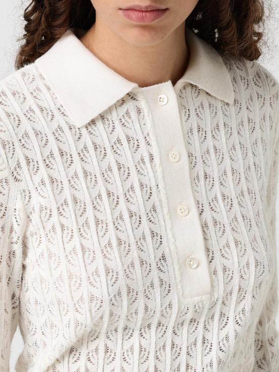 25FW 핑코 폴로 티셔츠 105977A2YI Z06 White - PINKO