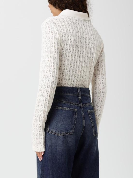 25FW 핑코 폴로 티셔츠 105977A2YI Z06 White - PINKO