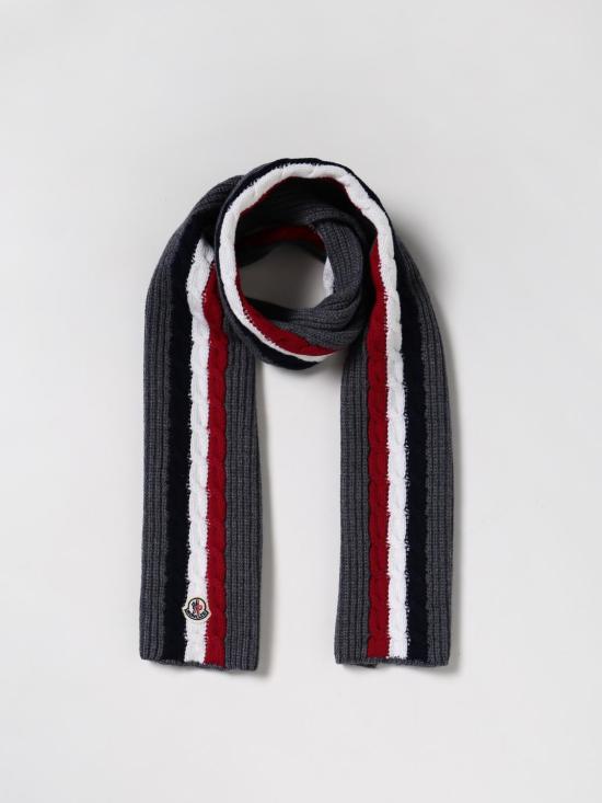 25FW [키즈] 몽클레어 스카프 3C00011M1131 988 Grey - MONCLER