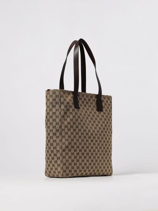 25FW 구찌 캔버스 라지 토트 백 834456FAEPS 9752 Ebony - GUCCI