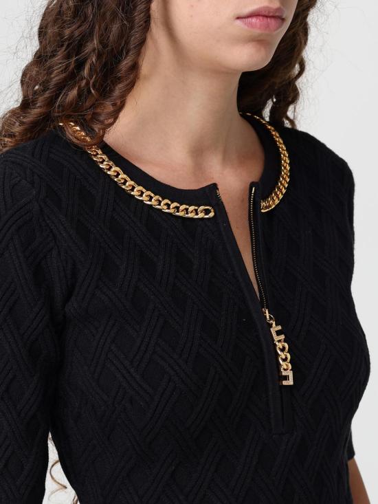 25FW 엘리자베타프랜치 롱 원피스 AM20B 110 Black - ELISABETTA FRANCHI