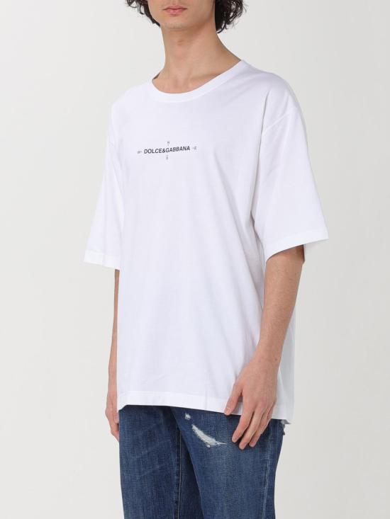 25FW 돌체앤가바나 반팔 티셔츠 G8PB8TG7K4W W0800 White - DOLCE & GABBANA