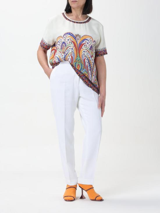 25FW 에트로 스트레이트 팬츠 WREA000299TUDH3 W0800 White - ETRO