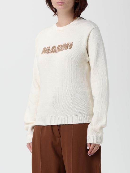 25FW 마르니 스웨터 GCMD0634Q0UFH552 00W10 Ivory - MARNI