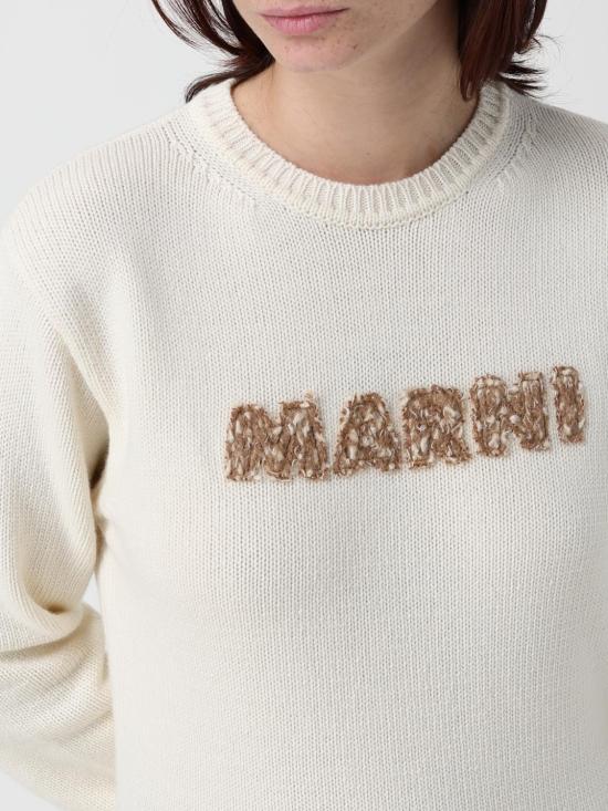 25FW 마르니 스웨터 GCMD0634Q0UFH552 00W10 Ivory - MARNI