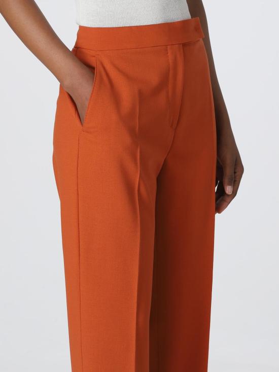 25FW 막스마라 스트레이트 팬츠 2311311431600 004 Orange - MAX MARA