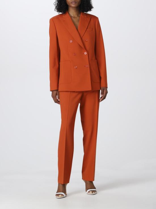 25FW 막스마라 스트레이트 팬츠 2311311431600 004 Orange - MAX MARA