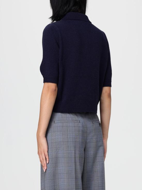 25FW 마르니 폴로 티셔츠 POMD0035E0UFX325 00B80 Blue - MARNI