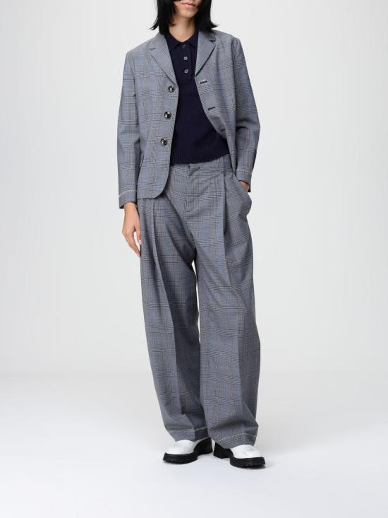 25FW 마르니 폴로 티셔츠 POMD0035E0UFX325 00B80 Blue - MARNI