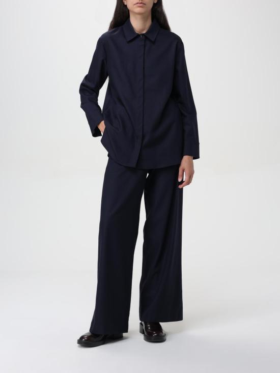 25FW 에스막스마라 스트레이트 팬츠 2429136013600 027 Blue - 'S MAX MARA