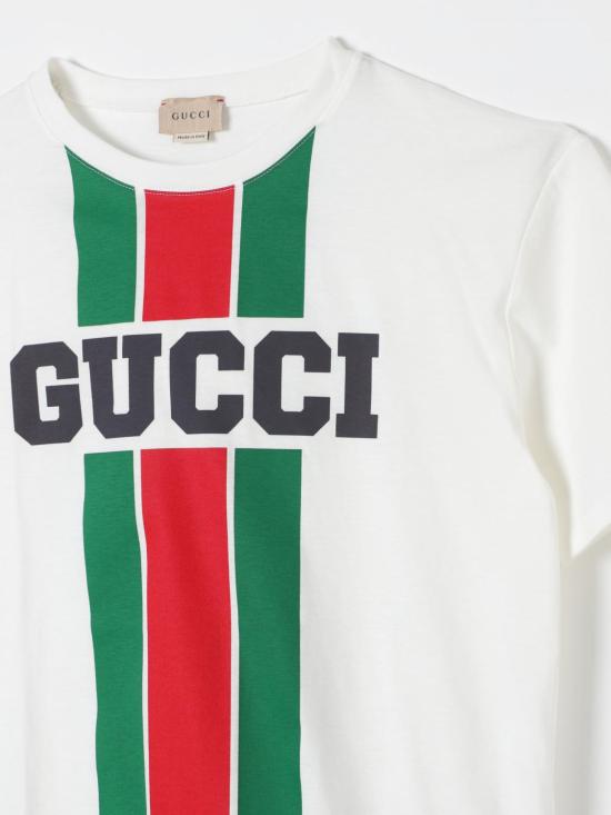 25FW [키즈] 구찌 티셔츠 575114XJGN7 9214 White - GUCCI