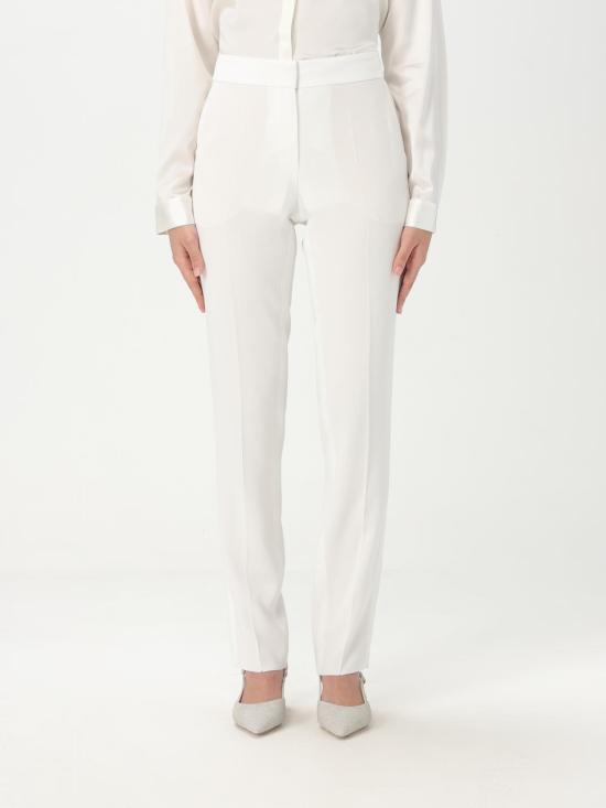 25FW 엠포리오 아르마니 스트레이트 팬츠 EW001591TE10419 U0006 White