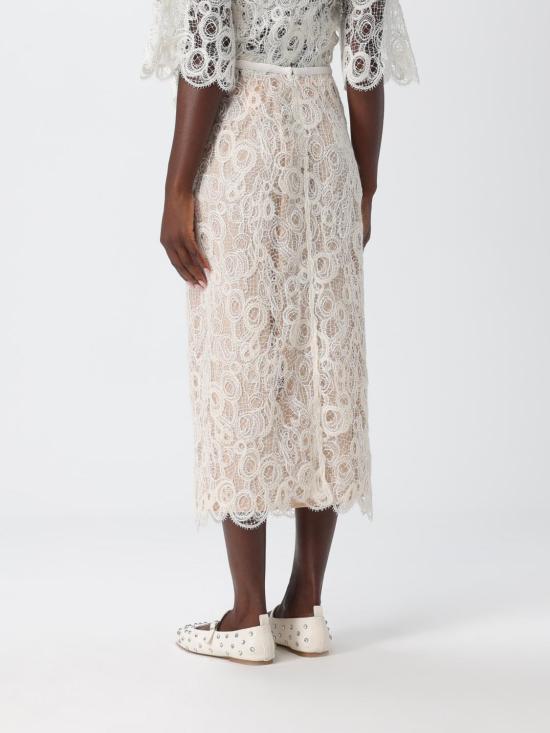 25FW 파비아나 필리피 롱 스커트 GND215F417L554 0145 White - FABIANA FILIPPI